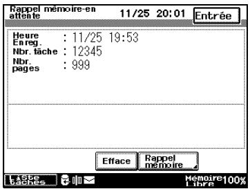 KONICA MINOLTA DI3510 - Utiliser la fonction rappel mémoire - 3