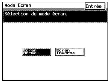 KONICA MINOLTA DI3510 - Modifier le réglage de l'affichage de l'écran (fonction "mode écran") - 1