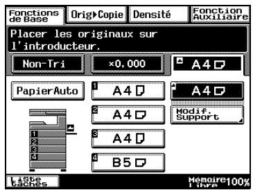 KONICA MINOLTA DI3510 - Pour enregistrer un format de papier non standard (personnalisé) - 1