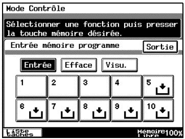 KONICA MINOLTA DI3510 - Pour mémoriser un programme de copie - 2