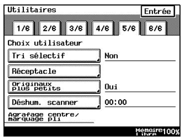 KONICA MINOLTA DI3510 - Pour définir la fonction "tri sélectif - 1