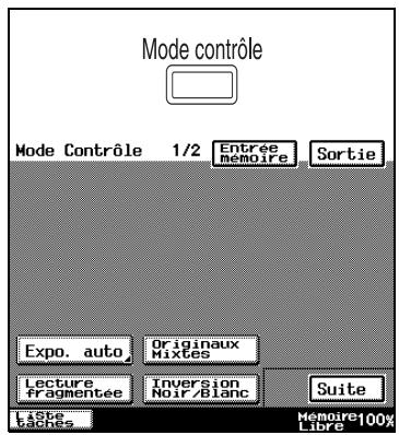 KONICA MINOLTA DI3510 - Pour vérifier les réglages - 1