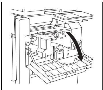 KONICA MINOLTA DI3510 - Pour vider le collecteur de déchets de perforation - 1