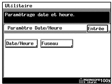 KONICA MINOLTA DI3510 - Pour définir le fuseau horaire - 2