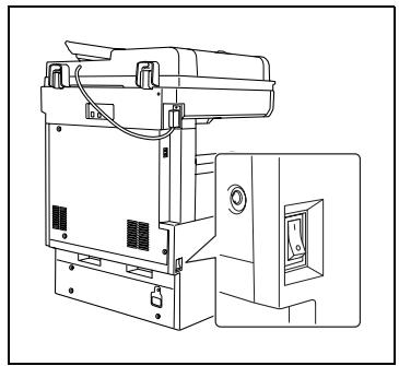KONICA MINOLTA DI3510 - Mettre le copieur sous tension et hors tension - 1