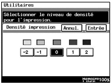 KONICA MINOLTA DI3510 - Pour définir la fonction "densité impression - 2