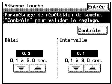 KONICA MINOLTA DI3510 - Modifier le paramétrage des touches (fonction "vitesse touche") - 1