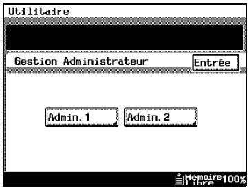 KONICA MINOLTA DI3510 - Écrans du mode gestion administrateur - 3