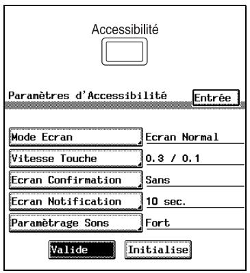 KONICA MINOLTA DI3510F - Opérations Accessibilité Utilisateur - 1