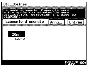 KONICA MINOLTA DI3510F - Pour définir la fonction "Economie d'énergie" - 2