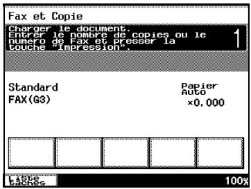 KONICA MINOLTA DI3510F - Tapez le numéro de fax à l'aide du clavier numérique et pressez la touche [IMPRESSION]. - 1