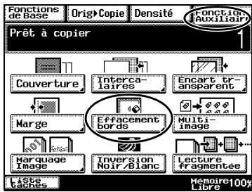 KONICA MINOLTA DI3510F - Copier tout en effaçant une zone autour du document - 3
