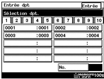 KONICA MINOLTA DI3510F - Pour enregistrer les comptes - 1