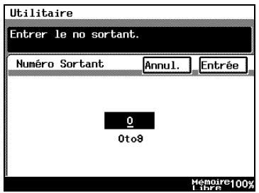 KONICA MINOLTA DI3510F - Comment configurer les informations du numéro de téléphone du télécopieur - 7