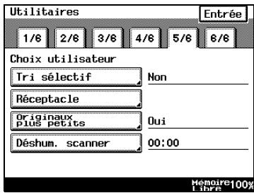KONICA MINOLTA DI3510F - Pour définir la fonction "Tri sélectif" - 1