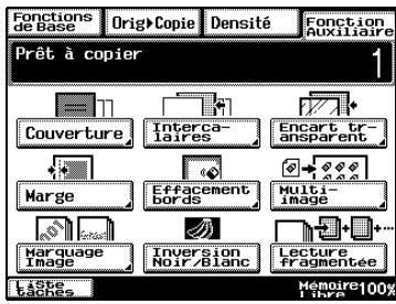 KONICA MINOLTA DI3510F - Procéder aux réglages de la fonction "Filigrane" - 1