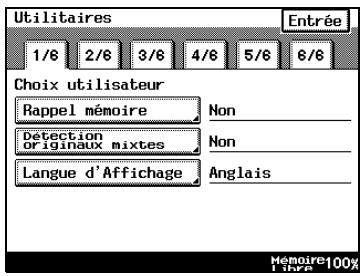 KONICA MINOLTA DI3510F - Pour définir la fonction “Détection Originaux mixtes” - 1