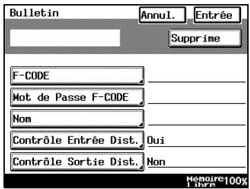 KONICA MINOLTA DI3510F - Comment configurer les bulletins de bord - 4