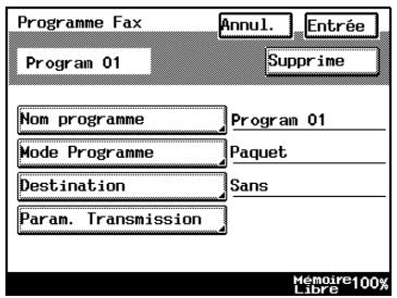 KONICA MINOLTA DI3510F - Après avoir vérifié les informations saisies, pressez [ENTRÉE]. - 1