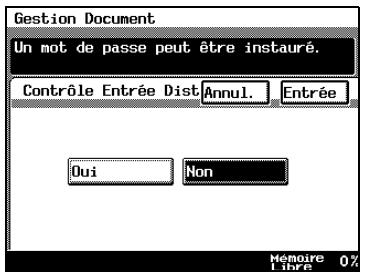 KONICA MINOLTA DI3510F - Entrez le mot de passe F-CODE à l'aide du clavier et pressez [OK]. - 3