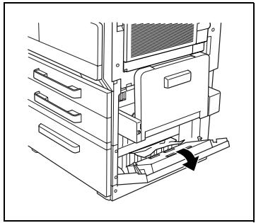 KONICA MINOLTA DI3510F - Pour retirer un serrage papier dans le magasin grande capacité - 1
