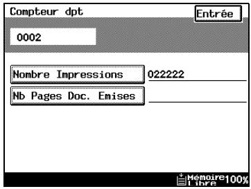 KONICA MINOLTA DI3510F - Pour vérifier le nombre de tirages effectués par chaque compte - 2