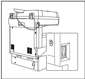 KONICA MINOLTA DI3510F - Pour éteindre l'appareil - 1