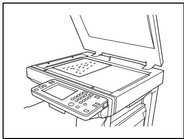 KONICA MINOLTA DI3510F - Pour positionner des documents transparents ou translucides - 1
