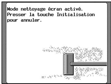 KONICA MINOLTA DI3510F - Pour nettoyer l'écran tactile (fonction "Nettoyage écran") - 1