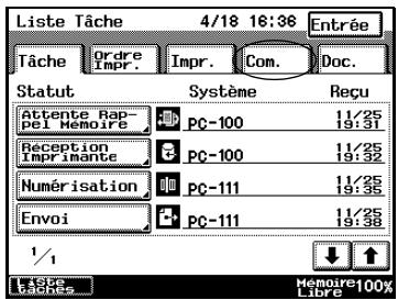 KONICA MINOLTA DI3510F - Vérifier l'activité d'émission - 1