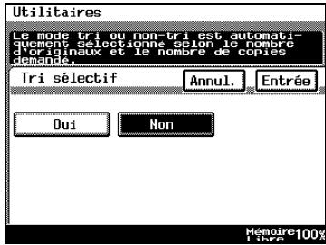 KONICA MINOLTA DI3510F - Pour définir la fonction "Tri sélectif" - 2
