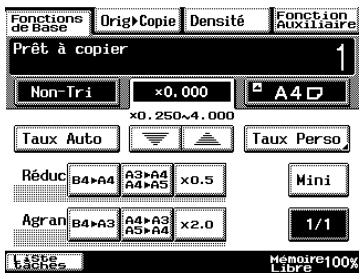 KONICA MINOLTA DI3510F - Spécifier une sélection zoom - 1