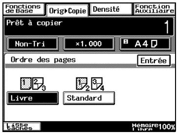 KONICA MINOLTA DI3510F - Copier des pages d'un livre sur deux pages recto/verso - 3