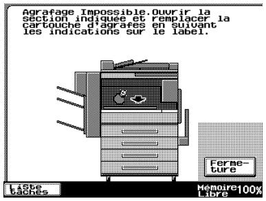 KONICA MINOLTA DI3510F - Retrait des agrafes coincées - 1