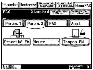 KONICA MINOLTA DI3510F - Placer un tampon daté sur le document émis - 1