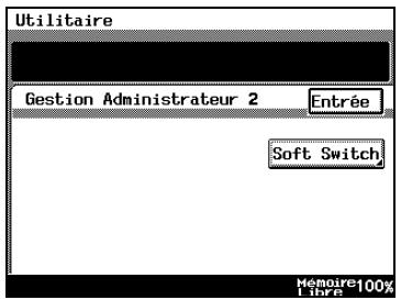 KONICA MINOLTA DI3510F - Comment configurer des raccourcis (Soft switch) - 1