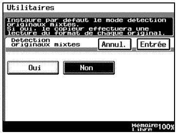 KONICA MINOLTA DI3510F - Pour définir la fonction “Détection Originaux mixtes” - 2