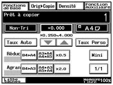 KONICA MINOLTA DI3510F - Pour spécifier des échelles verticales et horizontales différentes (réglage "Zoom X/Y") - 3