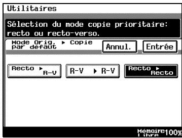 KONICA MINOLTA DI3510F - Pour définir la fonction “Mode Original > Copie par défaut” - 2