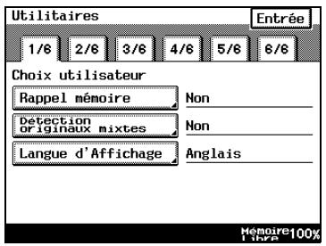 KONICA MINOLTA DI3510F - Pour définir la fonction "Rappel Mémoire" - 1