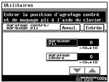 KONICA MINOLTA DI3510F - Pour définir la fonction “Agrafage centre / Marquage pli” - 2