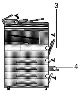 KONICA MINOLTA DI3510F - Localisation des serrages papier - 3