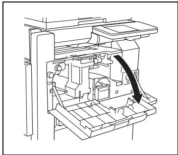 KONICA MINOLTA DI3510F - Retrait d'un serrage papier dans le kit agrafage à cheval - 1