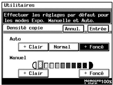 KONICA MINOLTA DI3510F - Pour définir la fonction "Densité Copie" - 2