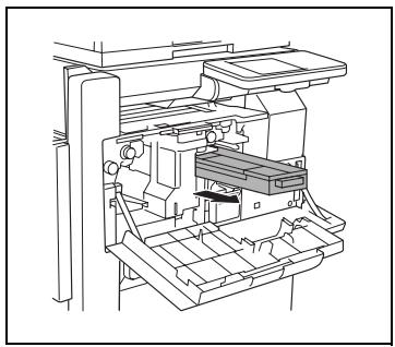 KONICA MINOLTA DI3510F - Pour vider le collecteur de déchets de perforation - 2
