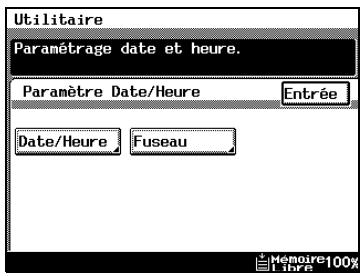 KONICA MINOLTA DI3510F - Pour définir le fuseau horaire - 2