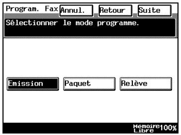 KONICA MINOLTA DI3510F - Comment enregistrer les programmes FAX - 5