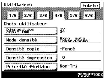 KONICA MINOLTA DI3510F - Pour définir la fonction "Priorité finition" - 1