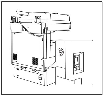 KONICA MINOLTA DI3510F - Pour allumer l'appareil - 1
