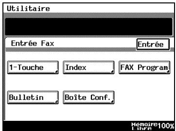 KONICA MINOLTA DI3510F - Comment enregistrer les touches 1-Touche - 2